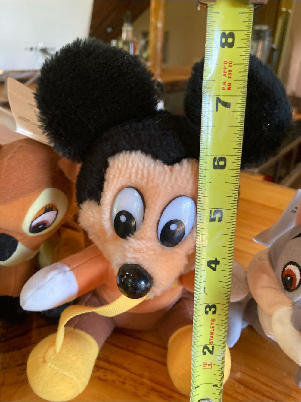 Disney Plush Mickey & Friends Set - Black, Yellow, Blue, Brown - Picture 6 of 6